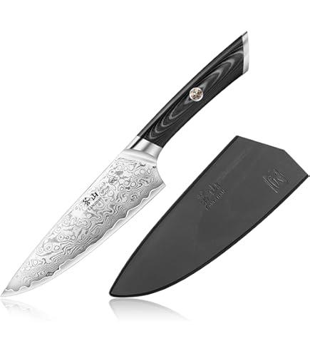 Amazon.com: Cangshan NAKA Series 6-inch Santoku Knife with Sheath